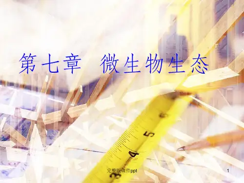 《微生物的生态》PPT课件 (2)