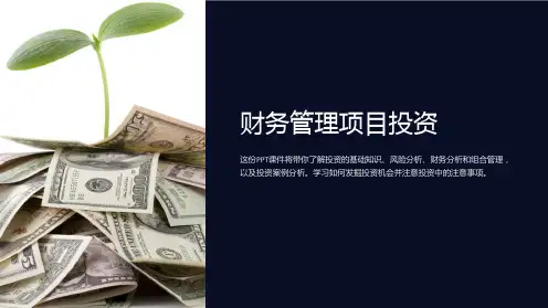 《财务管理项目投资》课件