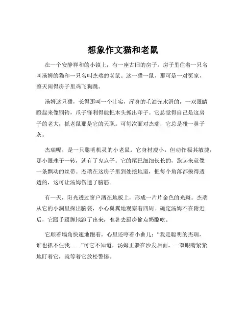 想象作文猫和老鼠