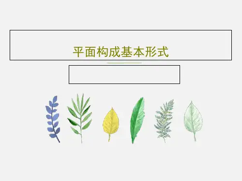 平面构成基本形式65页PPT