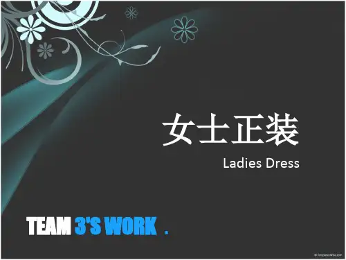 女士职业正装介绍