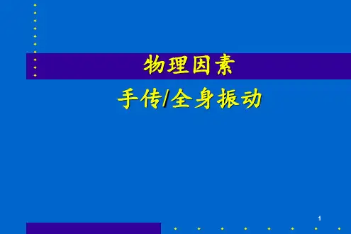 物理因素：手传全身振动检测技术