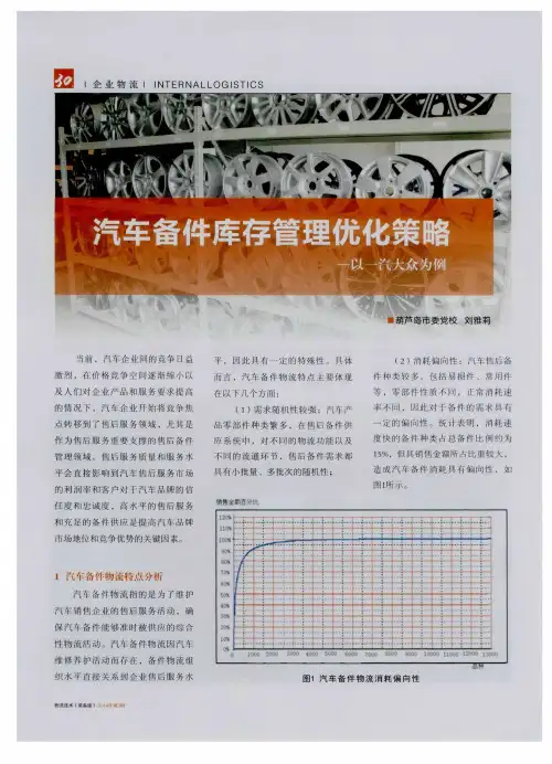 汽车备件库存管理优化策略——以一汽大众为例