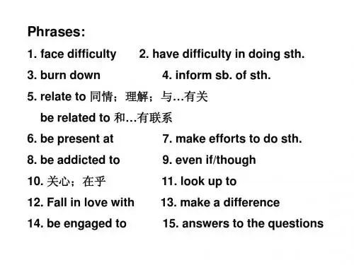 高二英语Unit1-6重要短语句子[整理]-新人教