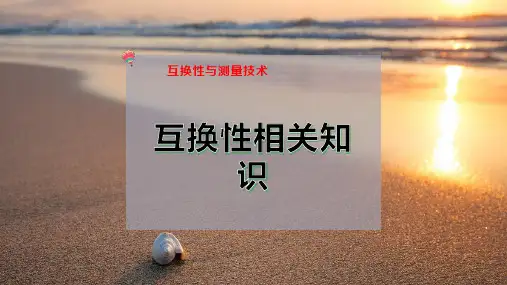 1-互换性相关知识PPT模板