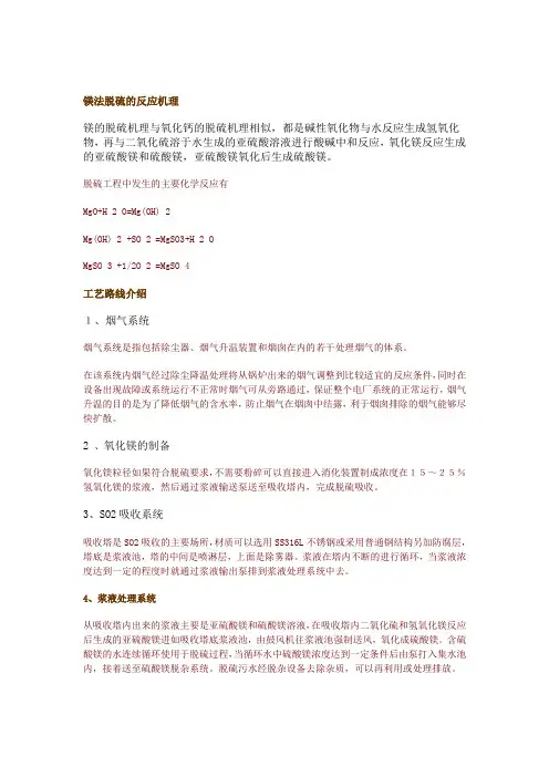 镁法脱硫技术