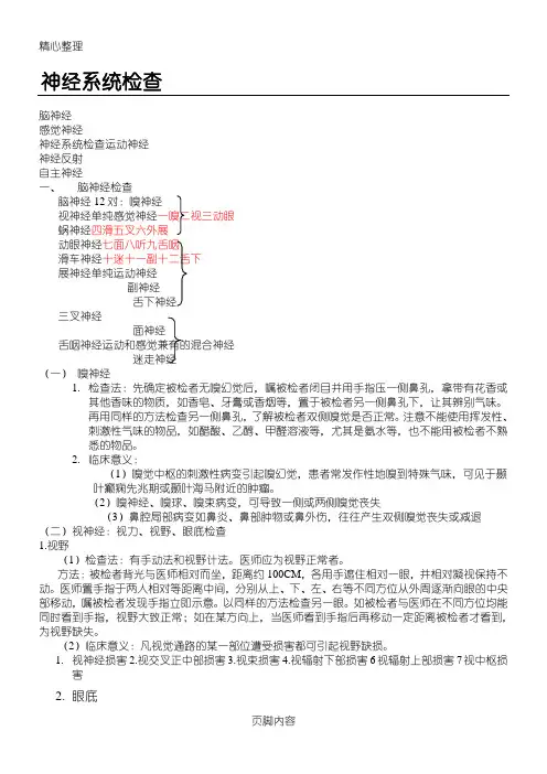 神经系统检查