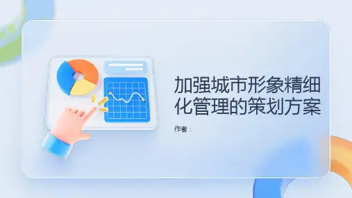 加强城市形象精细化管理的策划方案PPT