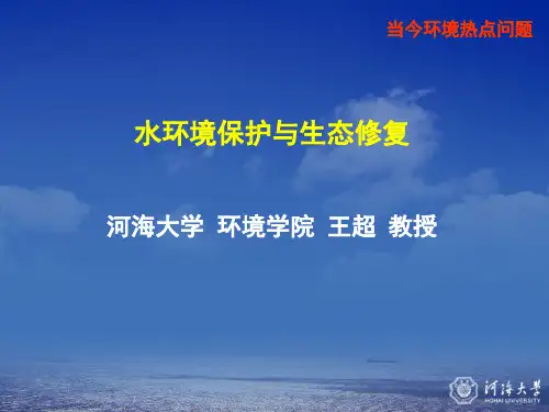 水环境保护与生态修复-河海大学