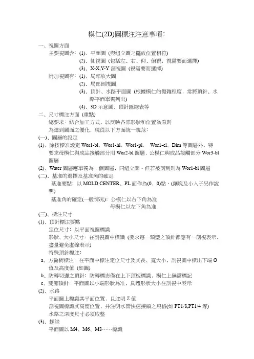 模仁标注