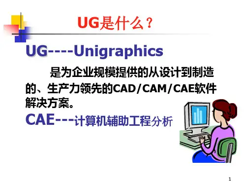 UG软件二次开发课程第一课