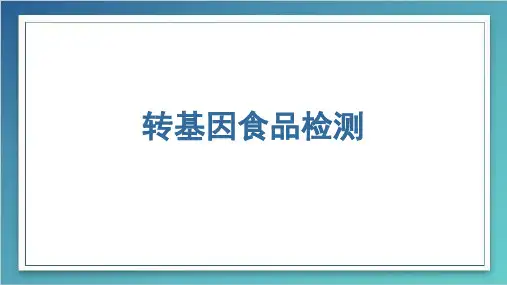 转基因食品检测