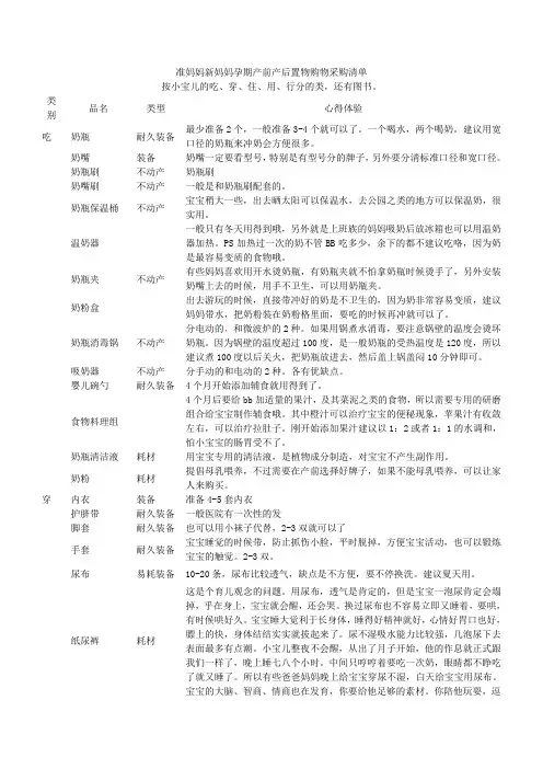 妈妈购物全攻略