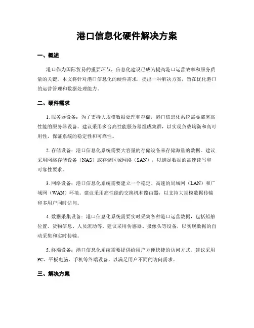 港口信息化硬件解决方案