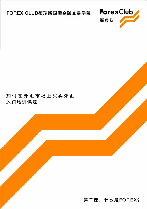 福瑞斯外汇交易入门培训教程(原版高清)