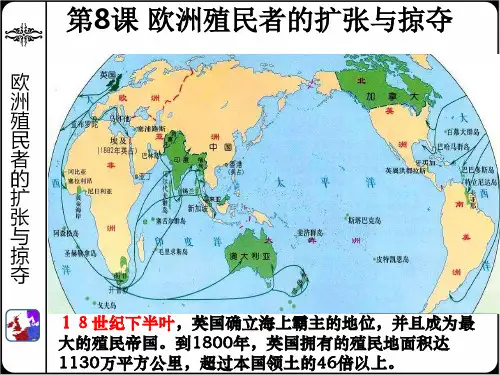 2020-2021学年岳麓版必修2 第8课 欧洲殖民者的扩张与掠夺 课件(13张)