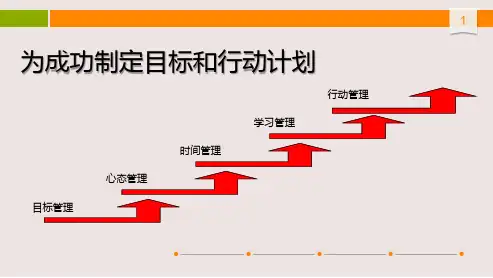 为成功制定目标和行动计划(PPT31页)