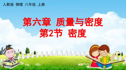 人教版八年级物理上册《第六章第2节 密度》教学课件PPT初二优秀公开课