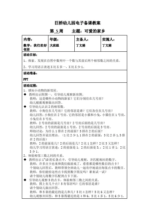 数学：我们的好邻居