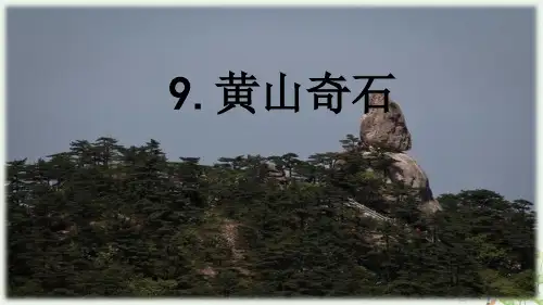 《黄山奇石》PPT课件部编版1