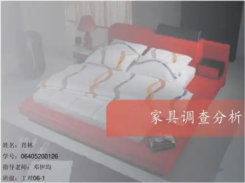 肖林家具分析