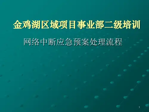 网络中断应急预案ppt版.ppt
