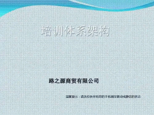 培训体系架构(PPT 41张)