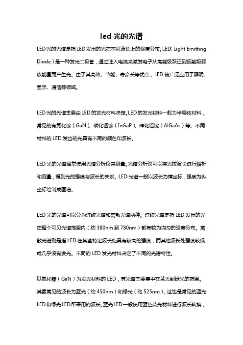 led光的光谱