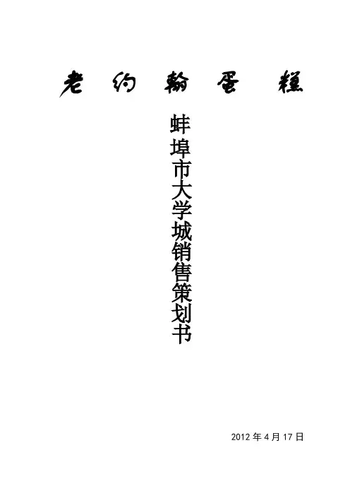 老约翰策划书