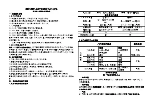 (完整)最新(人)版八年级地理下册知识点归纳汇总,推荐文档
