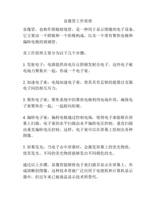 显像管工作原理