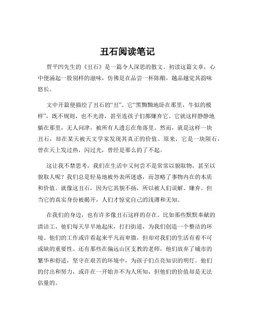 丑石阅读笔记