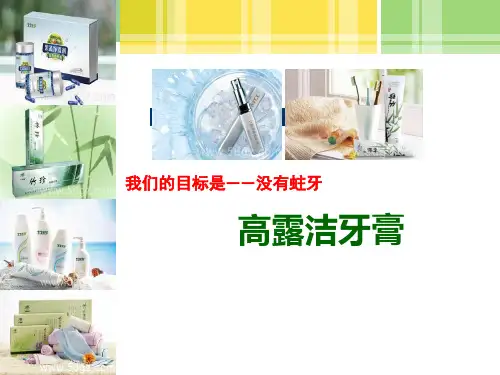 高露洁牙膏产品营销 PPT