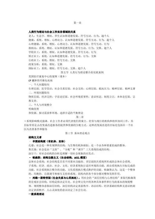 人类行为与社会环境