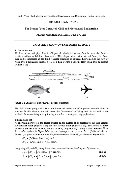 流体力学第八章(Fluid Mechanics)