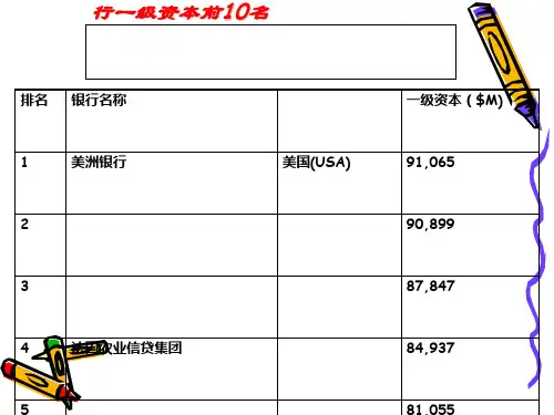 跨国银行发展概述(PPT 37张)