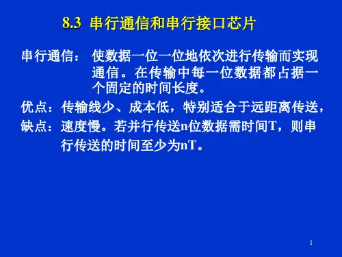 第8章 接口技术(8251)
