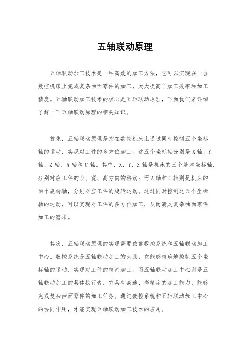 五轴联动原理