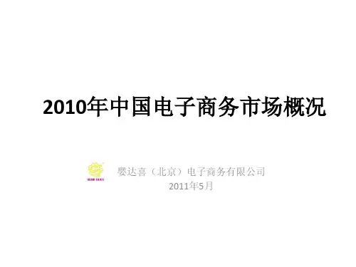 2010年中国各行业电子商务市场概况