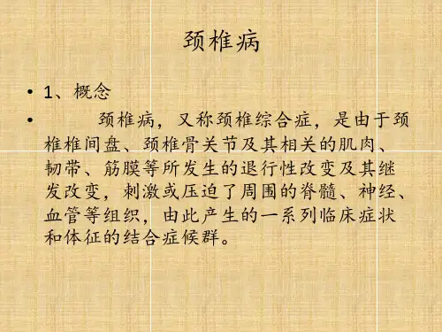 颈腰椎病保健PPT课件