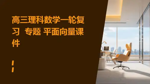 高三理科数学一轮复习  专题 平面向量课件