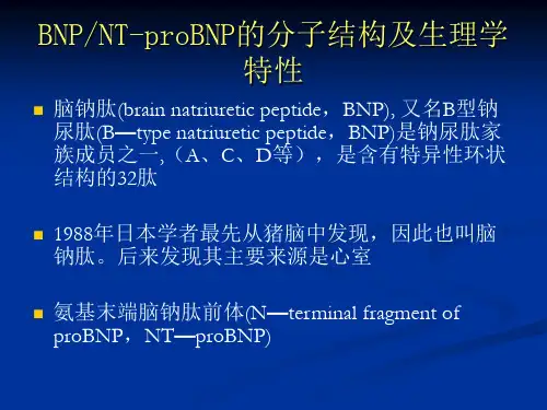NTproBNP的临床意义及应用