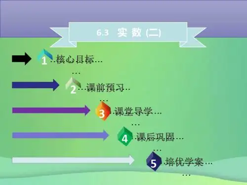 七年级数学下册第六章实数6.3实数讲义新人教版本-完结