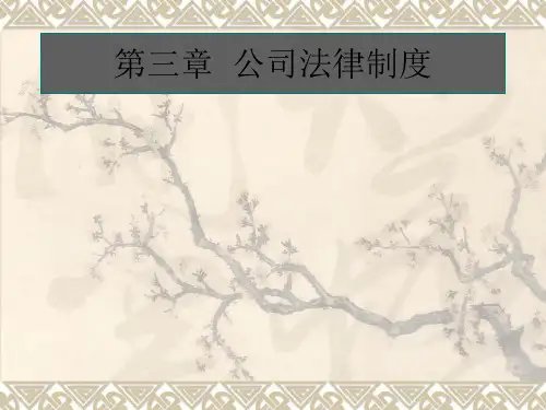 刘大洪 经济法 第三章 经济法