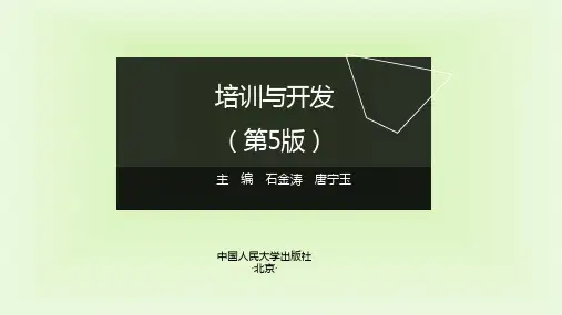 培训与开发(第5版)课件10