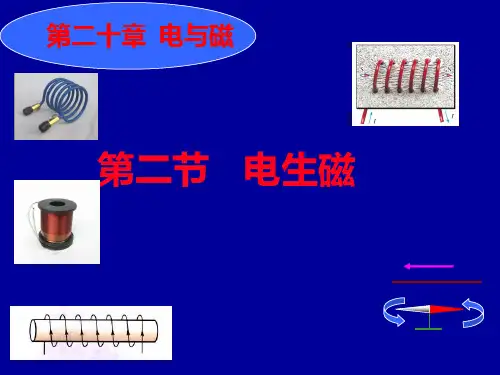 人教版物理九年级全一册20.2电生磁最新课件PPT