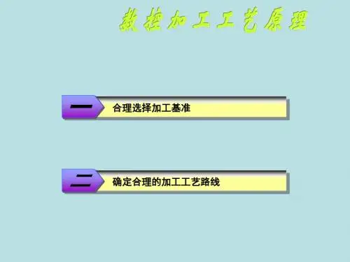 最新数控铣削加工编程与操作精品课件数控加工工艺原理