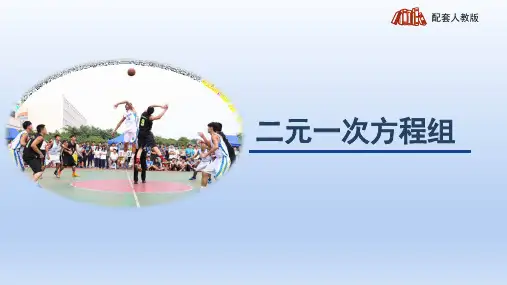 人教版七年级数学下册《二元一次方程组》精品教学课件