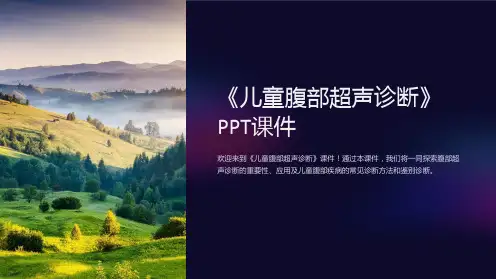 《儿童腹部超声诊断》课件
