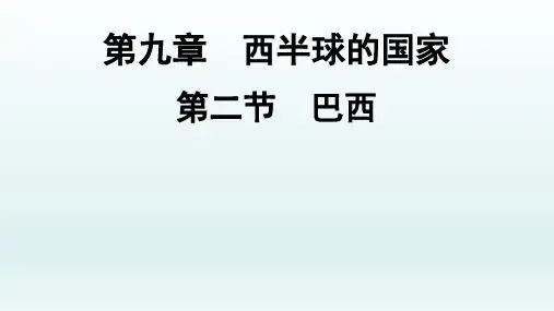 人教版七年级下册地理中考真题演练(巴西)